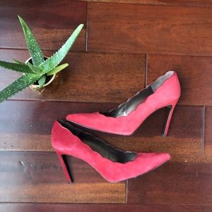 Stuart Weitzman Scalloped Heels